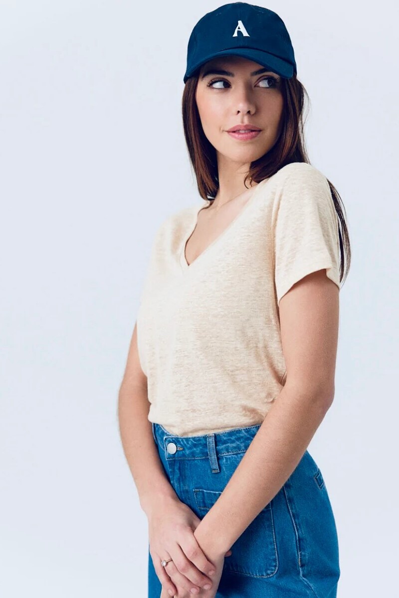 T-SHIRT DARLA - COLOR CREAM
